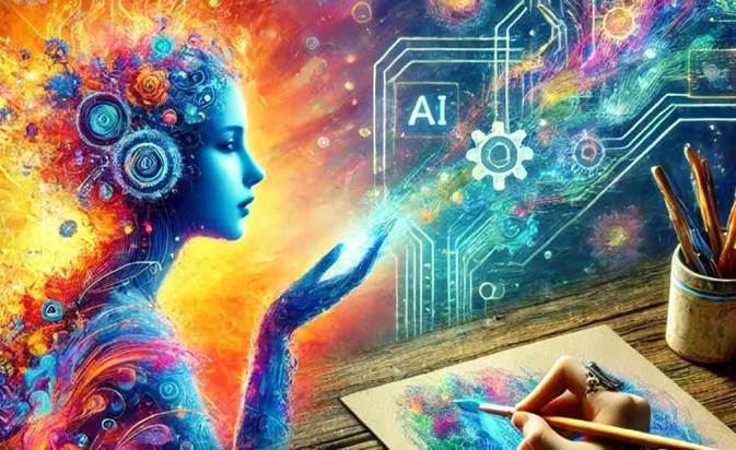 Role of AI Tools in our Everyday World concept illustration
